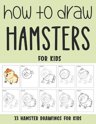Book cover for How to Draw Hamsters for Kids