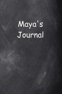 Book cover for Maya Personalized Name Journal Custom Name Gift Idea Maya