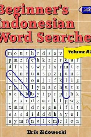 Cover of Beginner's Indonesian Word Searches - Volume 5