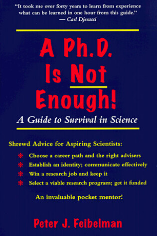 Cover of A Phd is Not Enough