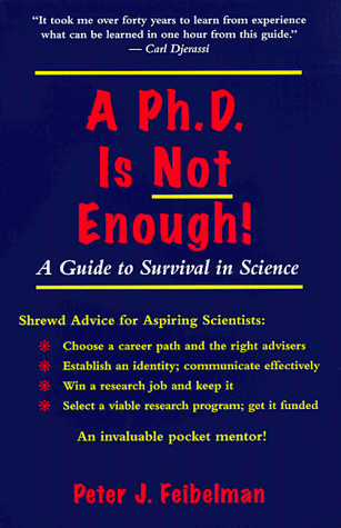 Book cover for A Phd is Not Enough