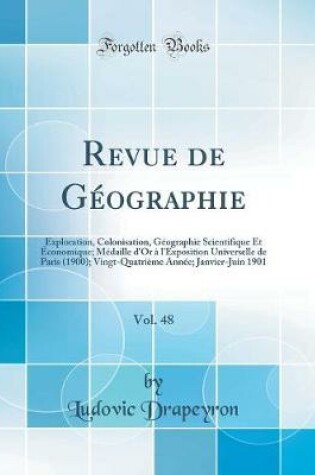 Cover of Revue de Géographie, Vol. 48