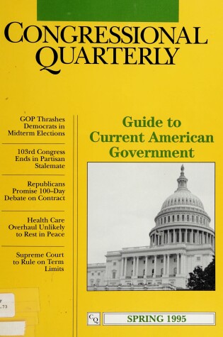 Cover of CQ's Guide to Current American Government, Spring 1195