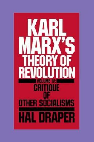 Cover of Karl Marx's Theory of Revolution