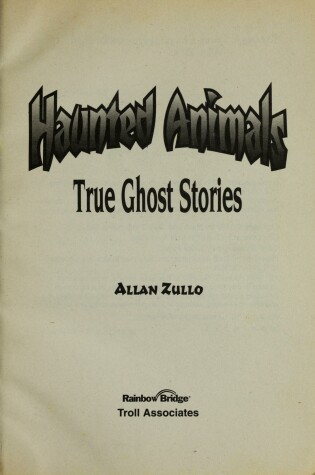 Book cover for Haunted Animals