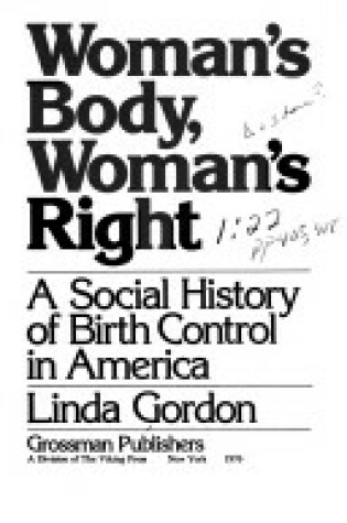 Cover of Woman's Body, Woman's Right