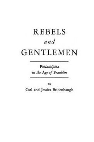 Cover of Rebels and Gentlemen