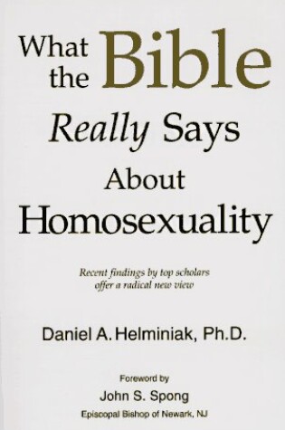 Cover of What the Bible Really Says About Homosexuality