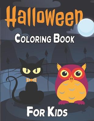 Book cover for Halloween Coloring Book For Kids