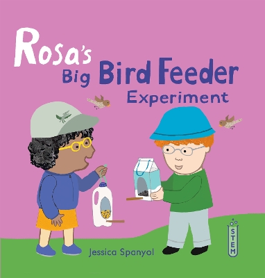 Book cover for Rosa's Big Bird Feeder Experiment