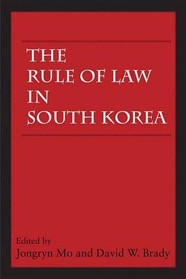 Book cover for The Rule of Law in South Korea