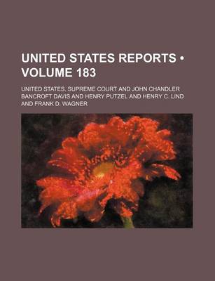 Book cover for United States Reports (Volume 183)