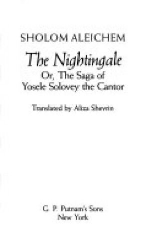 Cover of Nightingale Saga Yose