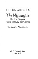 Book cover for Nightingale Saga Yose