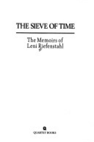 Cover of Sieve of Time