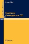 Book cover for Continuous Convergence on C(X)