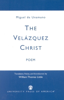 Book cover for The Velazquez Christ