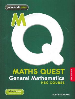 Book cover for Maths Quest General Mathematics HSC Course 3E + EBookPLUS