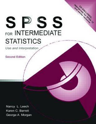 Book cover for SPSS for Intermediate Statistics