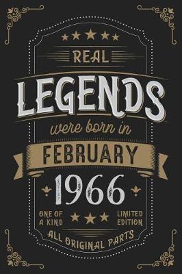 Book cover for Real Legendes were born in February 1966