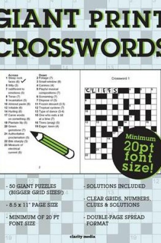 Cover of Giant Print Crosswords