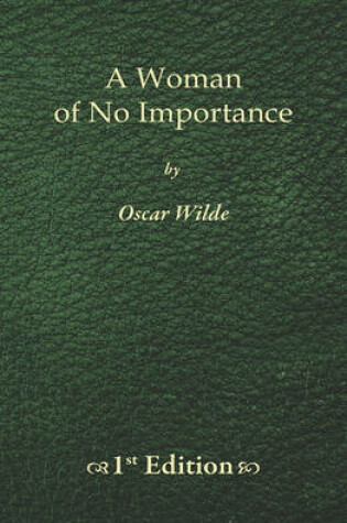 Cover of A Woman of No Importance - 1st Edition