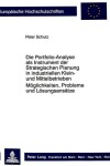 Book cover for Die Portfolio-Analyse ALS Instrument Der Strategischen Planung in Industriellen Klein- Und Mittelbetrieben