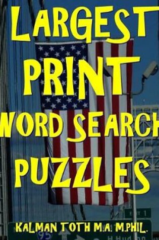 Cover of Largest Print Word Search Puzzles