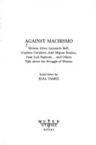 Cover of Against Machismo