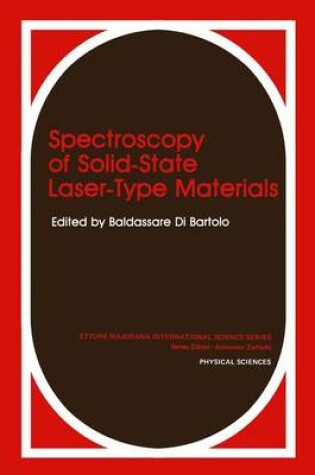 Cover of Spectroscopy of Solid-State Laser-Type Materials