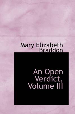 Book cover for An Open Verdict, Volume III