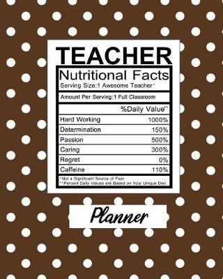 Book cover for Teacher Nutritional Facts