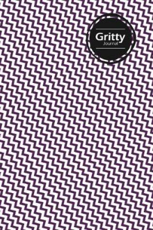 Cover of Gritty Lifestyle Journal, Creative, Write-in Notebook, Dotted Lines, Wide Ruled, Medium Size (A5), 6 x 9 Inch (Purple)