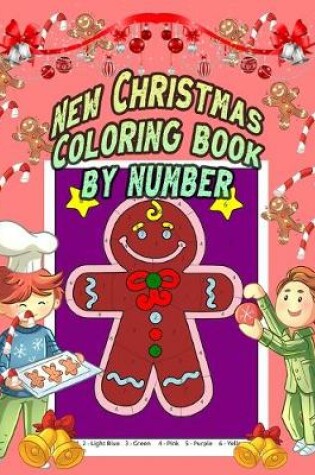 Cover of New Christmas Coloring Book by Number