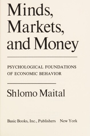 Cover of Minds, Markets and Money