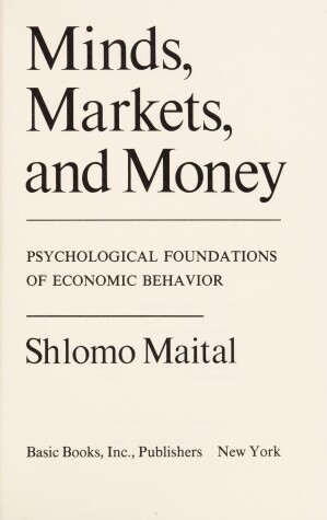 Book cover for Minds, Markets and Money