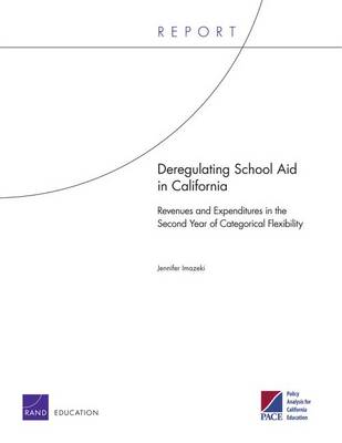 Book cover for Deregulating School Aid in California