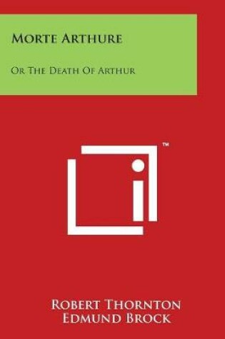 Cover of Morte Arthure