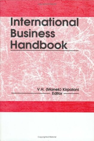 Cover of International Business Handbook