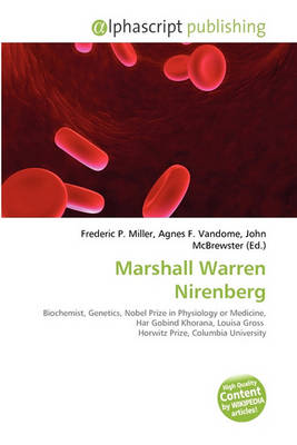 Book cover for Marshall Warren Nirenberg