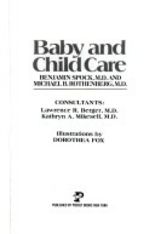 Cover of Baby and Child Care