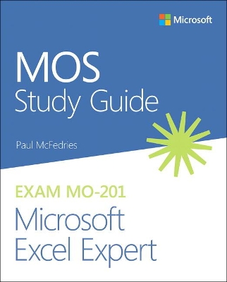 Book cover for MOS Study Guide for Microsoft Excel Expert Exam MO-201