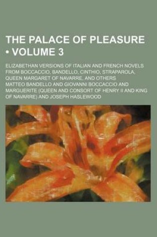 Cover of The Palace of Pleasure (Volume 3); Elizabethan Versions of Italian and French Novels from Boccaccio, Bandello, Cinthio, Straparola, Queen Margaret of