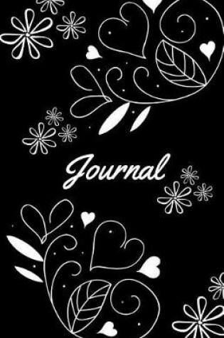 Cover of Black and White Flower Notebook & Journal