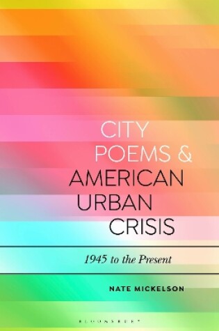 Cover of City Poems and American Urban Crisis