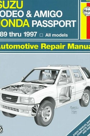 Cover of Isuzu Rodeo and Amigo Honda Passport (89-97) Automotive Repair Manual