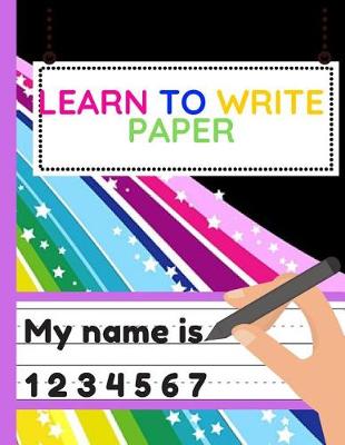 Book cover for Learn to Write Paper