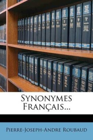 Cover of Synonymes Francais...