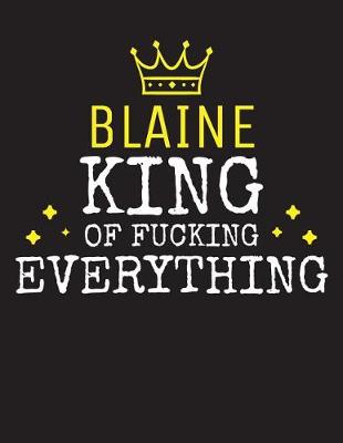 Book cover for BLAINE - King Of Fucking Everything