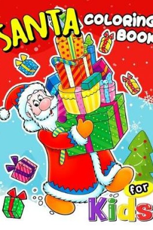 Cover of Santa Coloring Book for Kids